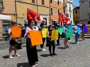 Civita Castellana - Rete degli studenti medi - Flash mob per il Pride
