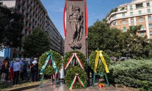 Commemorazione della strage di piazzale Loreto a Milano