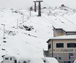 Neve d'agosto al passo dello Stelvio