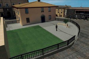 Proceno - Il progetto di massima del terrazzo comunale