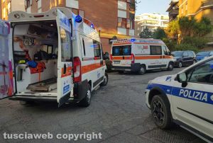 Viterbo - Il 118 e la polizia locale - Foto di repertorio
