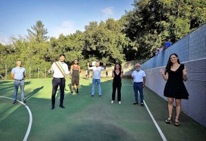 Bassano Romano - Inaugurato il nuovo campo polifunzionale
