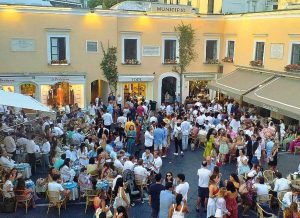 La piazza di Capri