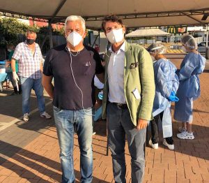 Giuseppe Quintavalle (Asl Roma 4) e Francesco Maria di Majo (Adsp Civitavecchia)