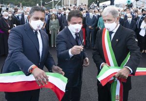 Genova - L'inaugurazione del Ponte San Giorgio