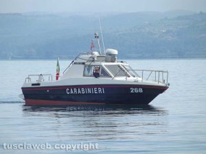 Lago di Bolsena - La motovedetta dei carabinieri