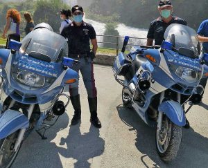 Terni - Polizia - Le moto della Stradale