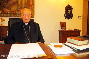 Viterbo - Il vescovo Lino Fumagalli