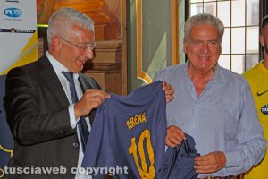 Sport - Calcio - Viterbese - Le nuove maglie - Arena e Romano