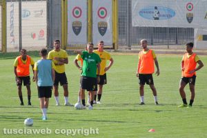 Sport - Calcio - Viterbese - Il primo allenamento al Rocchi