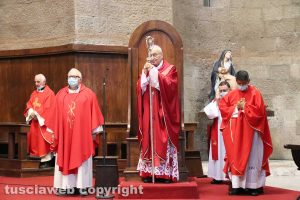 Viterbo - La celebrazione eucaristica per la festa di San Lorenzo