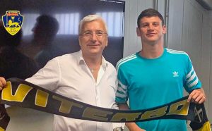 Sport - Viterbese - Paolo Cerroni con il presidente Marco Romano