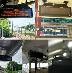 Ferrovia Viterbo - Roma, spenti da giorni i display nelle stazion