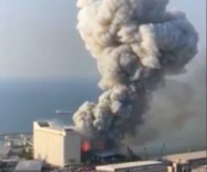 Una forte esplosione a Beirut