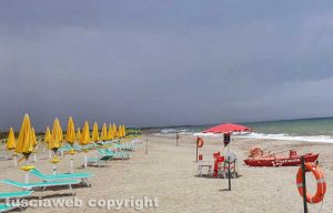 Una spiaggia a Montalto di Castro