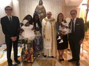 Il battesimo delle gemelle