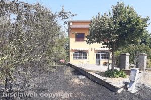 Graffignano - La casa salvata dall'incendio