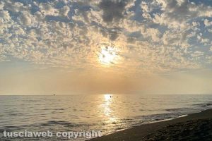 Tarquinia - Un tramonto sul mare