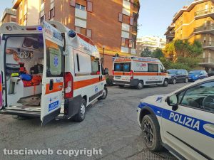 Viterbo - Il 118 e la polizia locale
