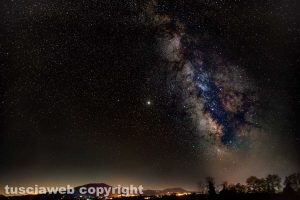La Via Lattea vista dalla Tuscia