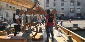 Lo yacht da regata "Lulworth"