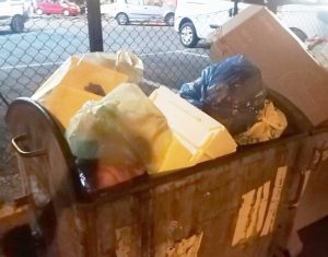 Vetralla - Rifiuti in in viale Eugenio IV