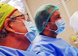 Viterbo - I medici Massimo Sassara e Mario Malavasi dell'ospedale di Belcolle