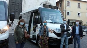Orte - La presentazione dei nuovi bus del trasporto pubblico locale