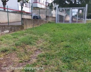 Viterbo - L'ingresso della scuola Alceste Grandori