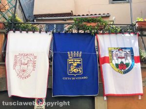 Viterbo - I drappi per santa Rosa