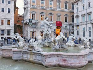 Roma - Piazza Navona - Fontana del Moro