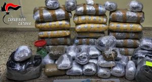 Catania - Il sequestro dei carabinieri