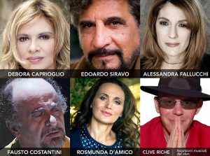 Gli attori dello spettacolo teatrale "Domani in battaglia pensa a me"