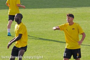 Sport - Calcio - Viterbese - Cenno d'intesa tra Alessandro Rossi e Mamadou Tounkara