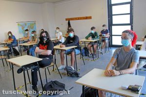 Vetralla - Una classe dell'Istituto superiore Pietro Canonica