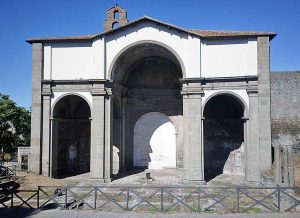 Viterbo - La chiesa delle Fortezze ripulita
