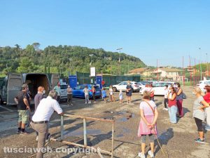 Orte - La manifestazione contro il rinvio dell'apertura delle scuole