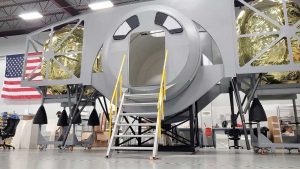 Il modello del modulo lunare