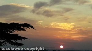 Tramonto a Viterbo