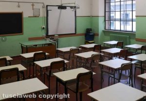 I banchi di una scuola
