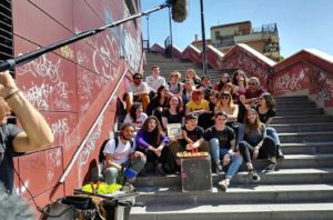 Alcuni momenti del set di "Frammenti"