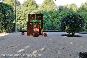 Viterbo - Il giardino alla Quercia intitolato a don Bernini
