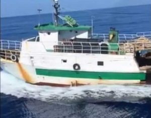 Lampedusa - La motovedetta della guardia di finanza
