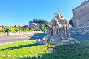 Tarquinia - La statua dedicata ai cavalli alati