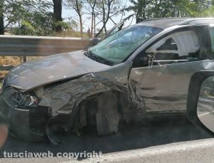 Viterbo - Incidente sulla Cassia Nord