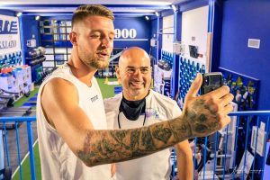 Vetralla - L'attaccante della Lazio Ciro Immobile da Giuliani
