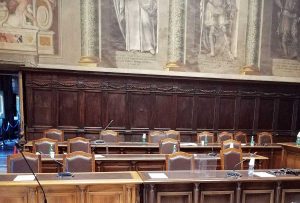Viterbo - Consiglio comunale - Banchi della maggioranza vuoti durante le interrogazioni