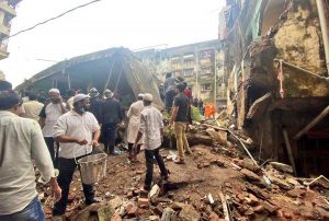 Bhiwandi - Il crollo dell'edificio