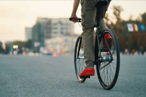 Una bicicletta