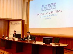 Roma - Virginia Raggi e Riccardo Di Stefano ospiti del gruppo Giovani imprenditori di Unindustria